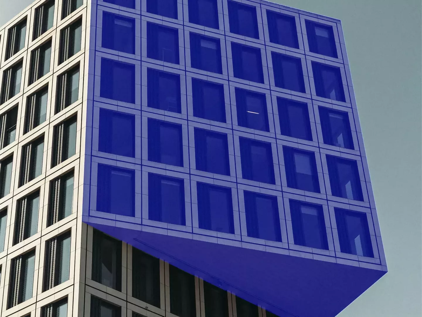 Digital twin of a building visualised in the Nemetschek dTwin platform.