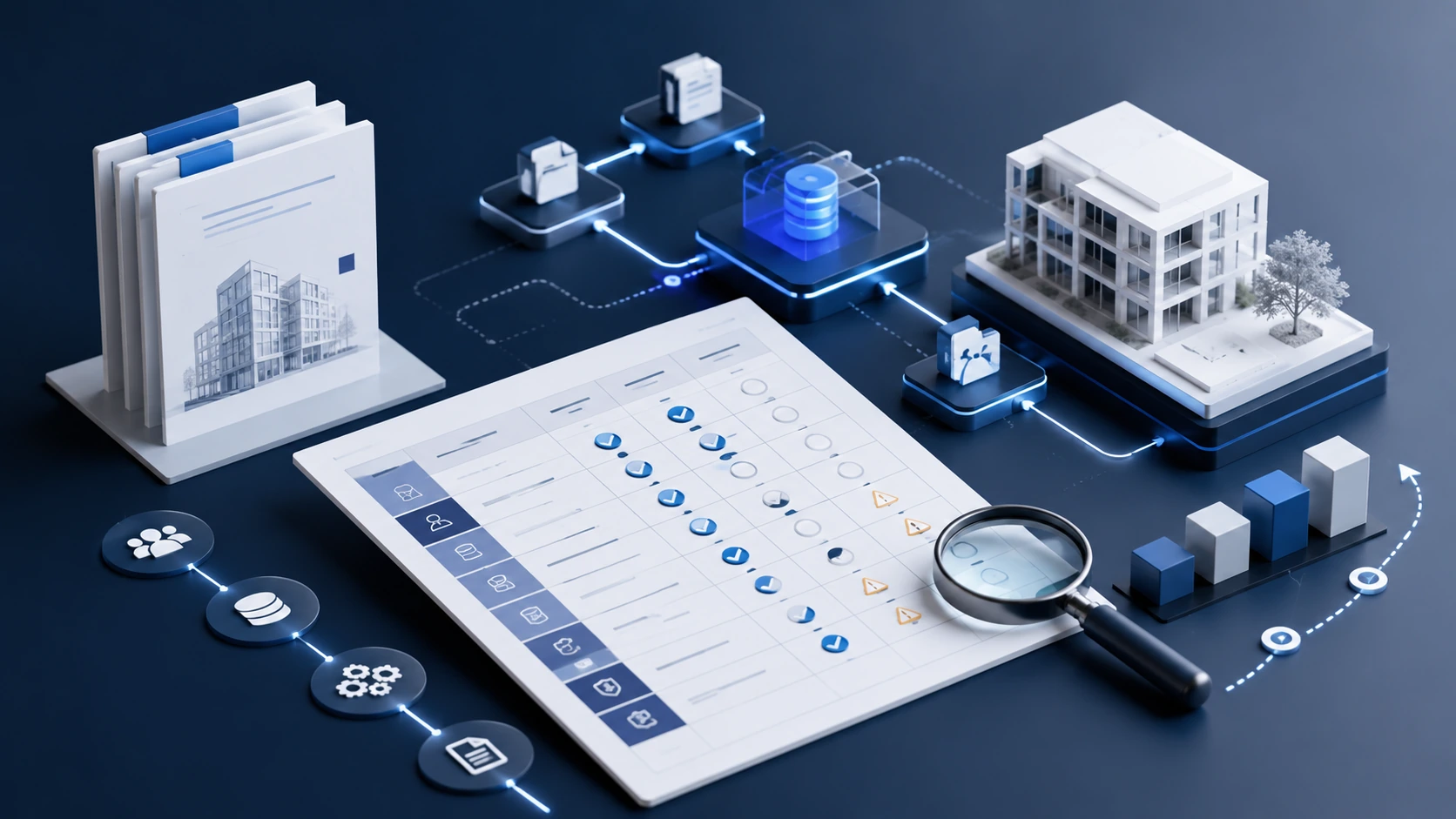SIMBIM consultants reviewing ISO 19650 information management evidence