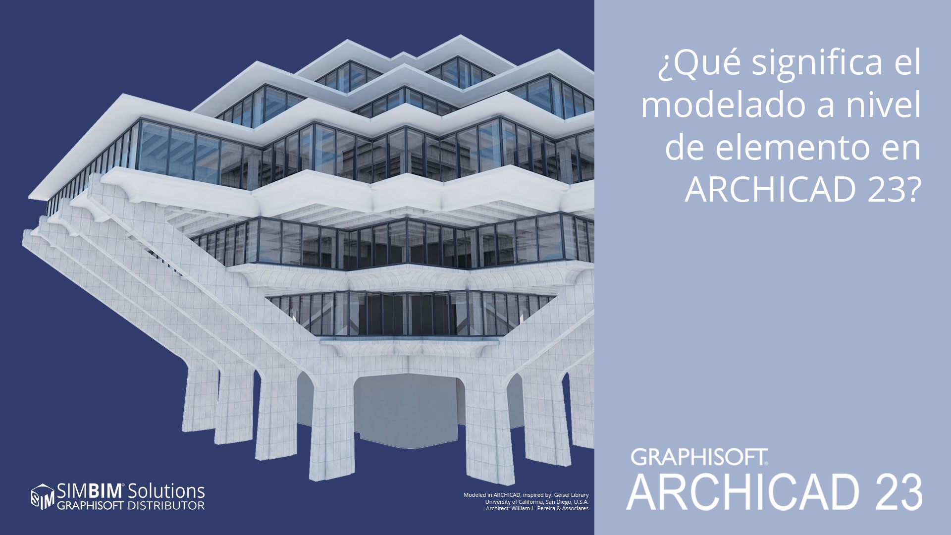 Què significa el modelatge a nivell d'element a ARCHICAD 23?
