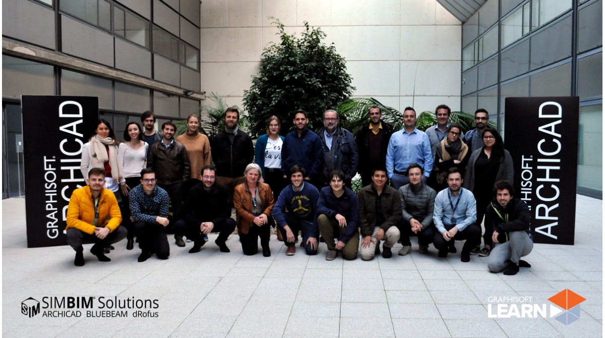 Excel·lent desenvolupament del Taller de certificació graphisoftLEARN BIM Manager per a usuaris d'ARCHICAD