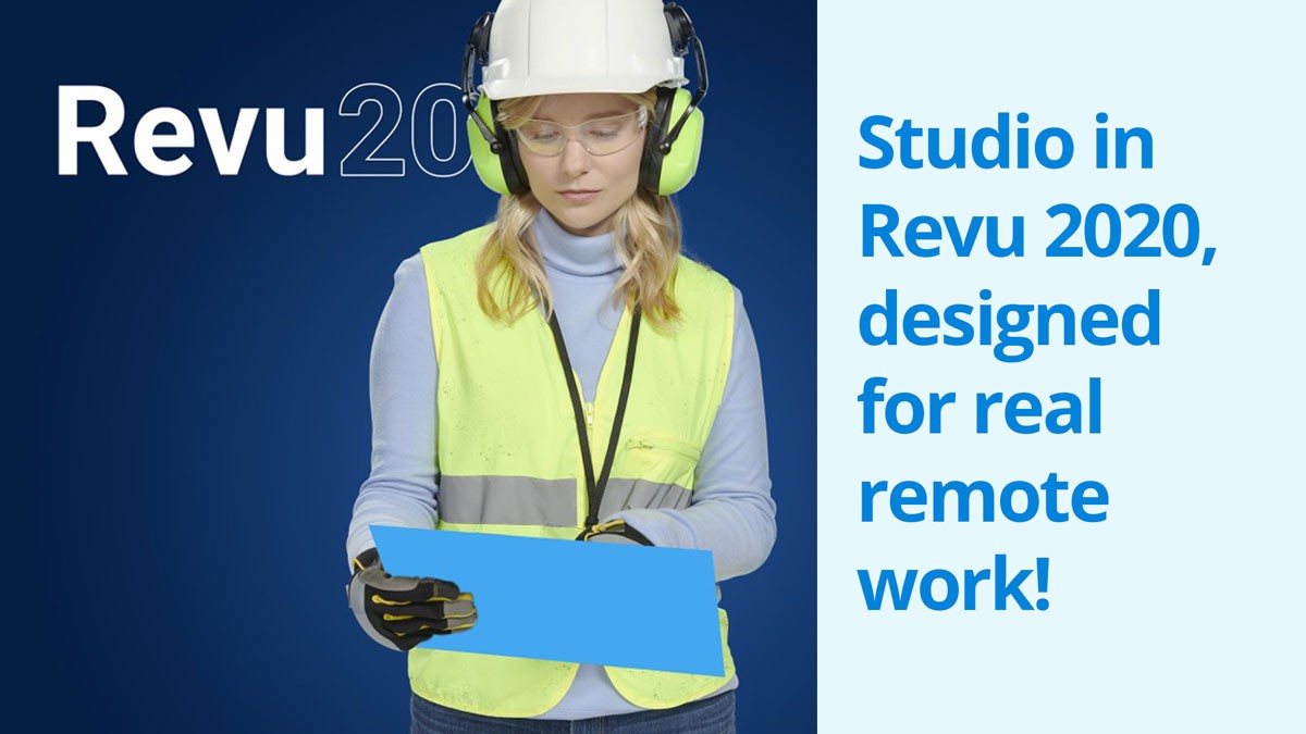 Studio in Revu 2020, designed for real remote work!